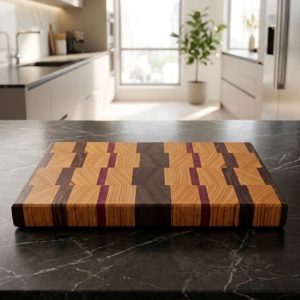 Planche à découper en bois de bout