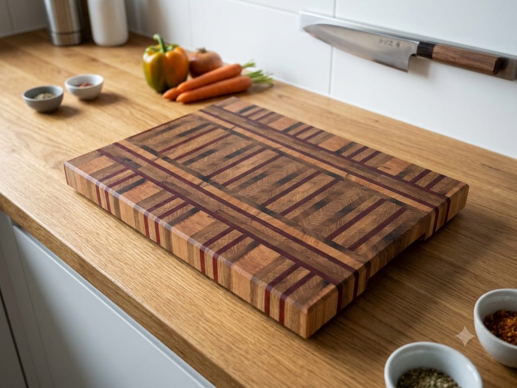 PLanche à découper en bois de bout
