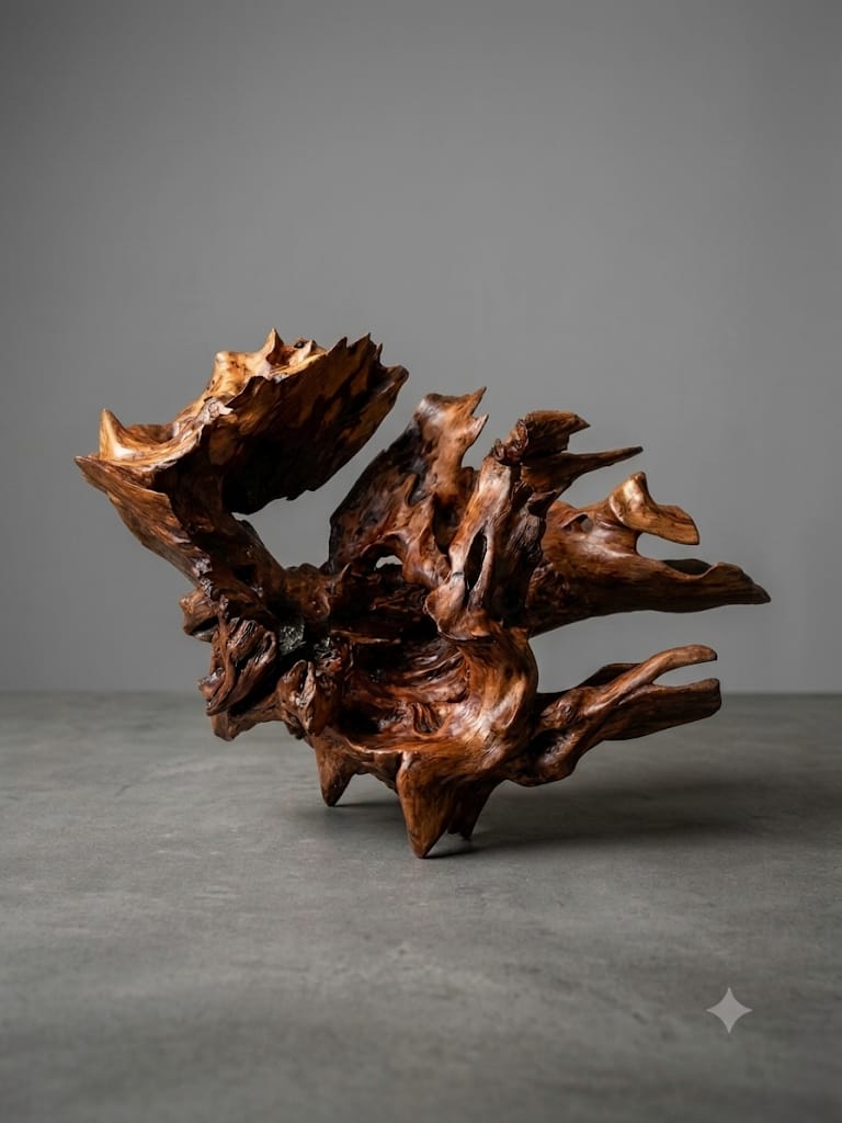 Souche sculptée pièce unique